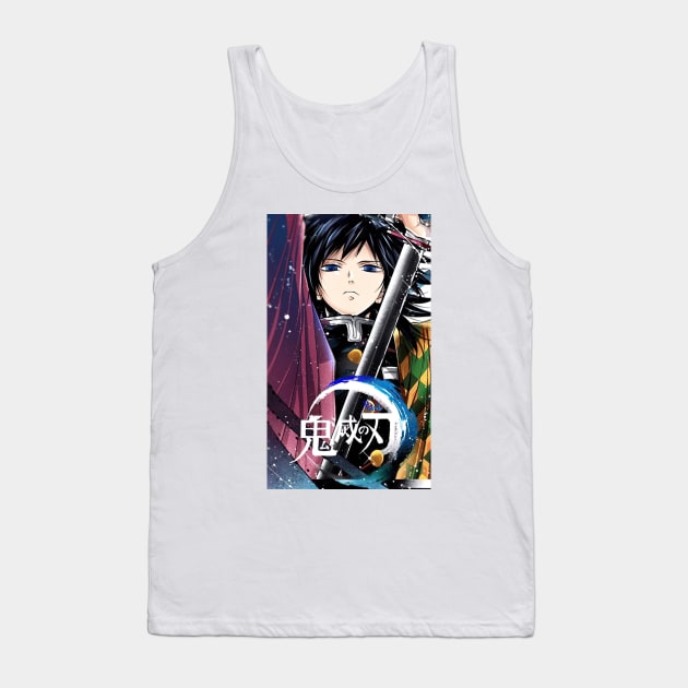 Water Breath Giyu Tank Top by Valoka